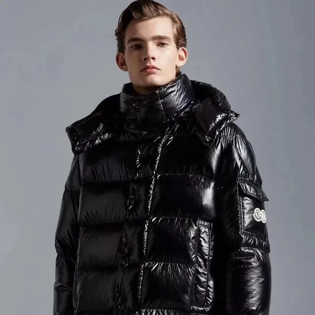 Moncler Down Puffer Jacket Glossy Quilted