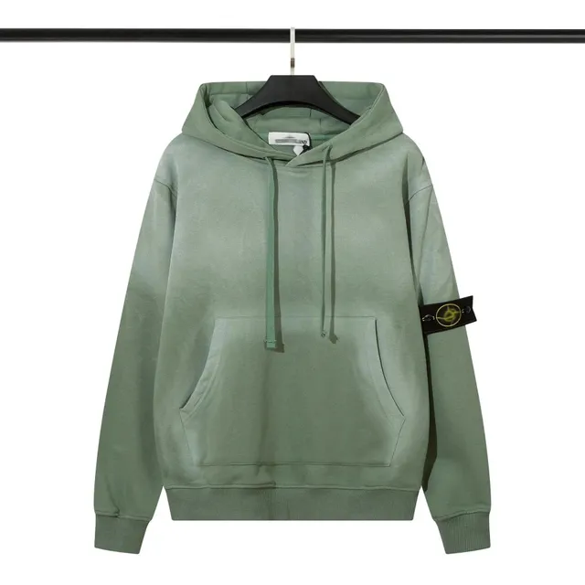 Stone Island Hooded Sweatshirt Olive Green