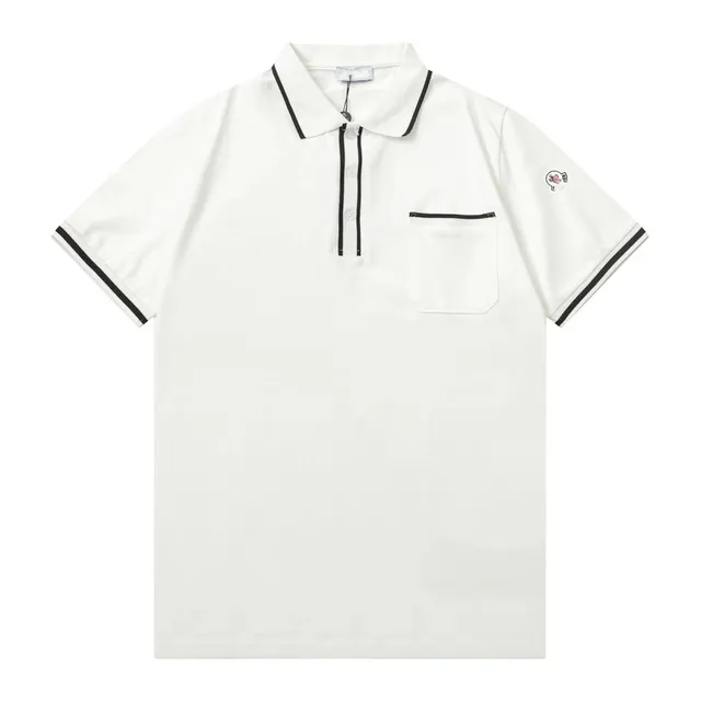 Moncler Polo Shirt Black Trim