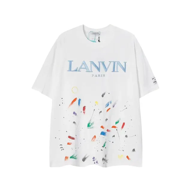 Lanvin Paint Splatter Tee Art Collaboration