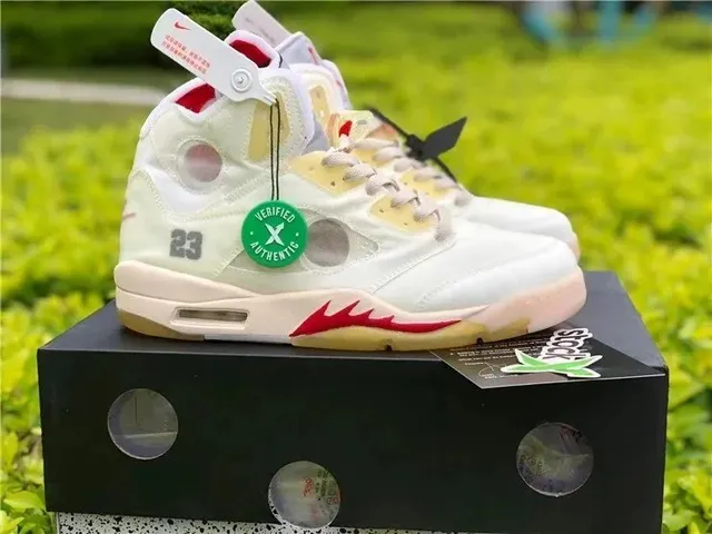 Air Jordan 5 Off-White 'Sail'