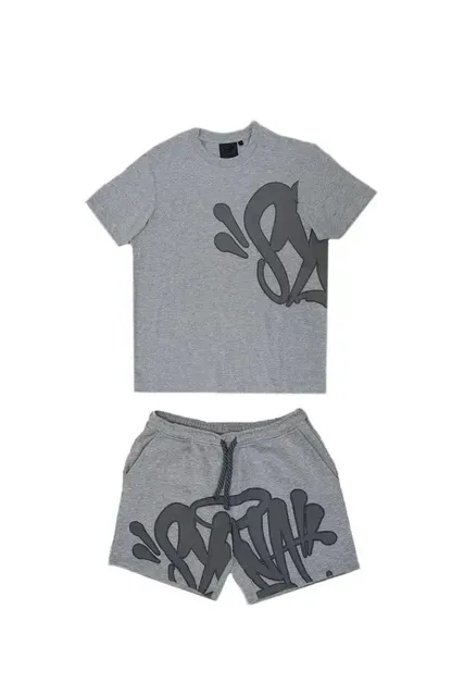 Syna World Graffiti Logo Set Grey with Black Print
