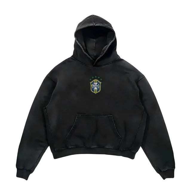 Brazil National Team Hooded Sweatshirt Brazil CBF Crest