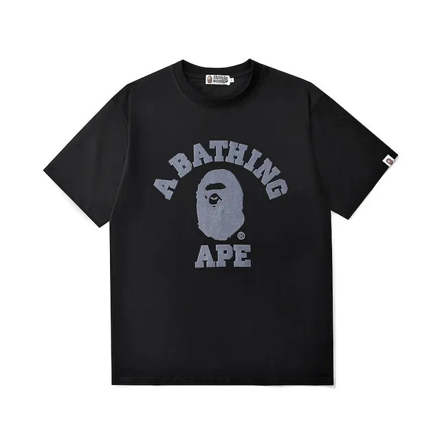 BAPE College Arch Tee Grey Ape Head