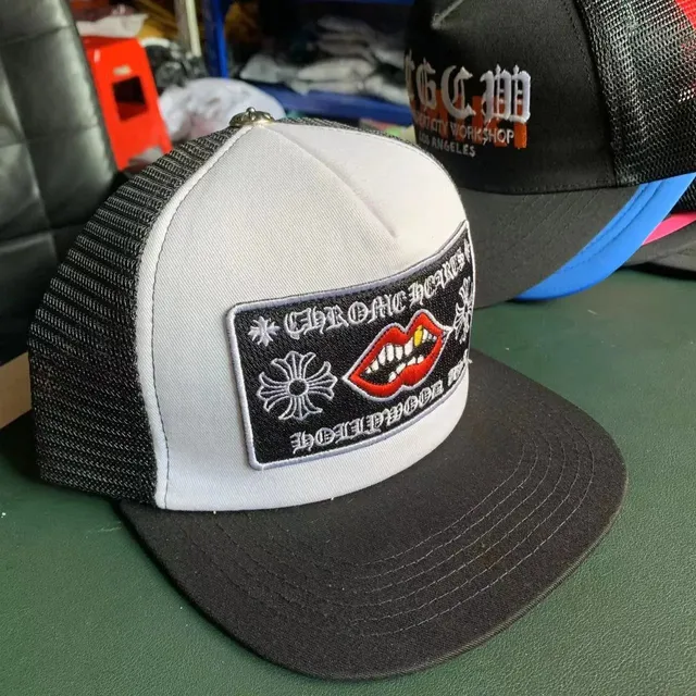 Chrome Hearts Trucker Cap Lips Patch