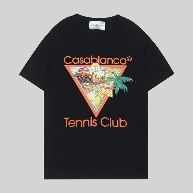 Casablanca Tennis Club Tee Triangle Graphic