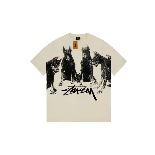 Stüssy Graphic Tee Doberman Print