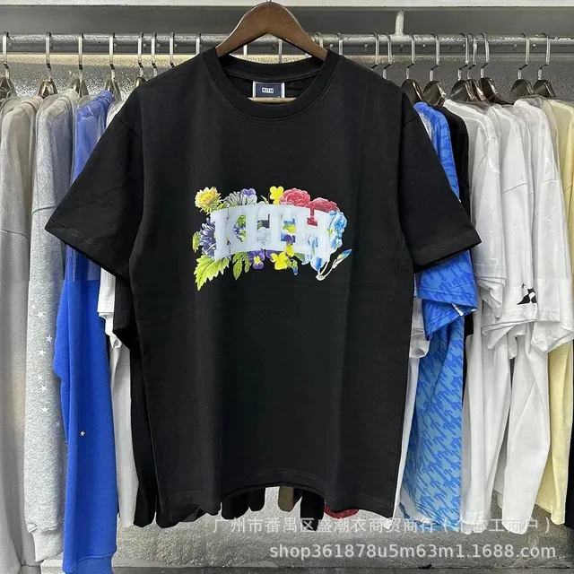 Floral Logo Tee Floral KITH Print