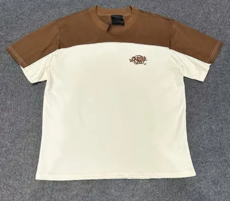 BAPE Color-Block T-Shirt Two-Tone with Shark Logo