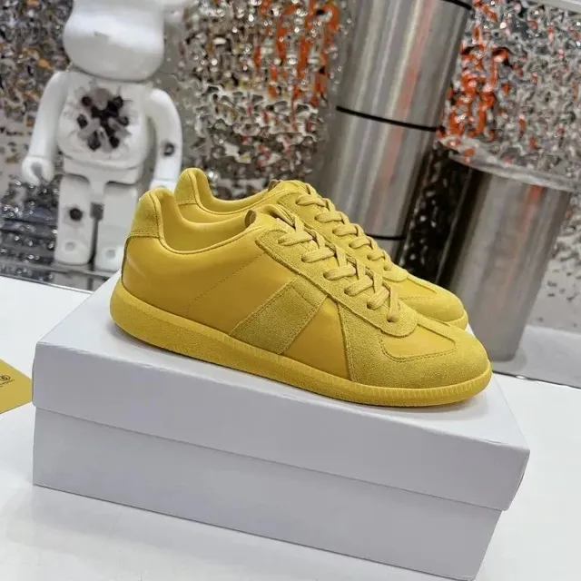 Maison Margiela Future Sneaker Yellow Suede