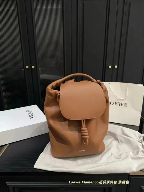 Loewe Flamenco Drawstring Backpack