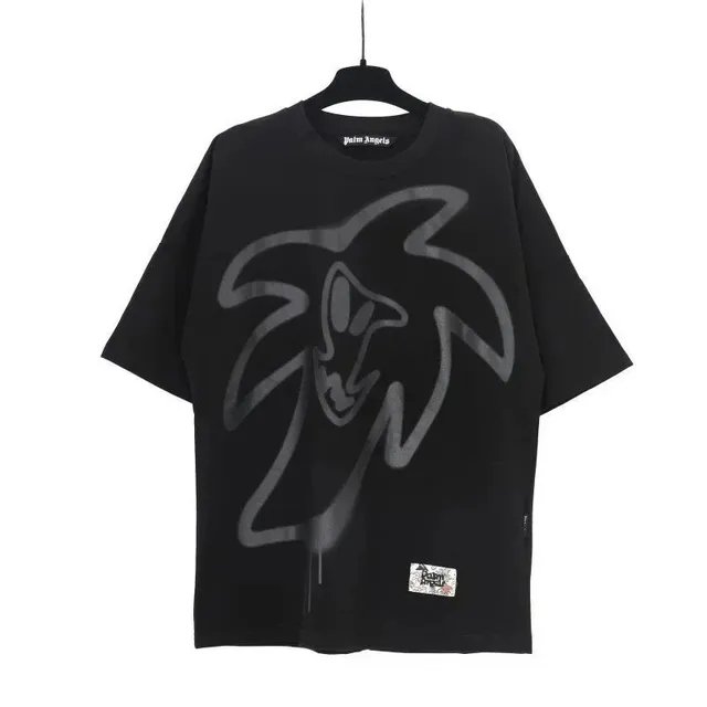 Palm Angels Graphic Tee Palm Tree Print