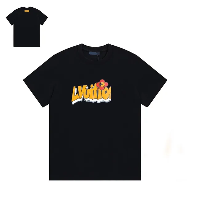 Louis Vuitton Graphic T-Shirt Flower Logo