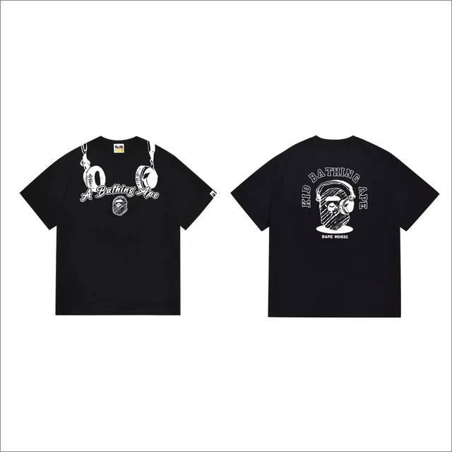 BAPE T-Shirt Headphones Graphic