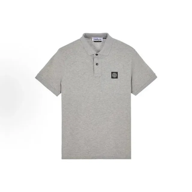 Stone Island Polo Shirt Melange Grey