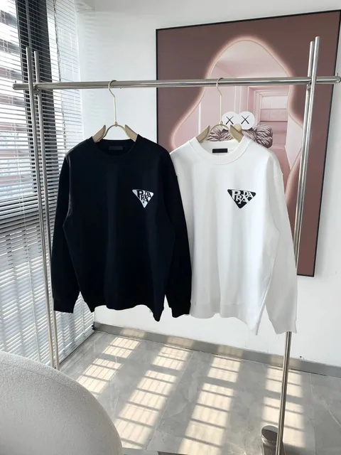 Prada Crewneck Sweatshirt Kaws Triangle Logo