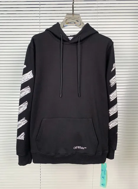 Off-White Hoodie Diagonal Stripe