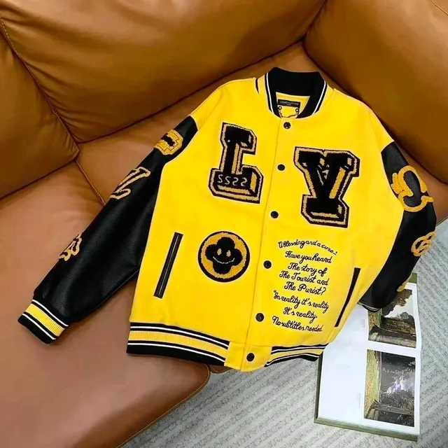Louis Vuitton Varsity Jacket LV Monogram Embroidery