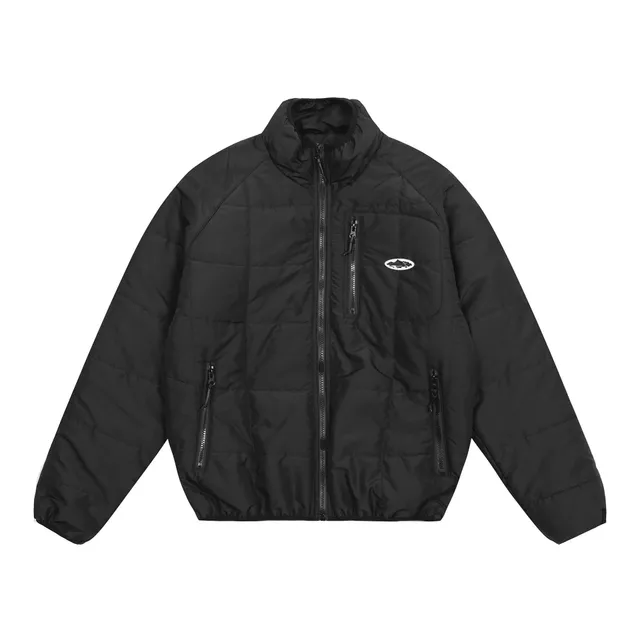 Corteiz Puffer Jacket Black