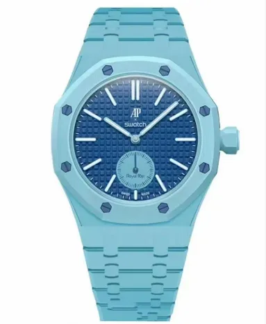 Audemars Piguet × Swatch Royal Oak Bioceramic Blue