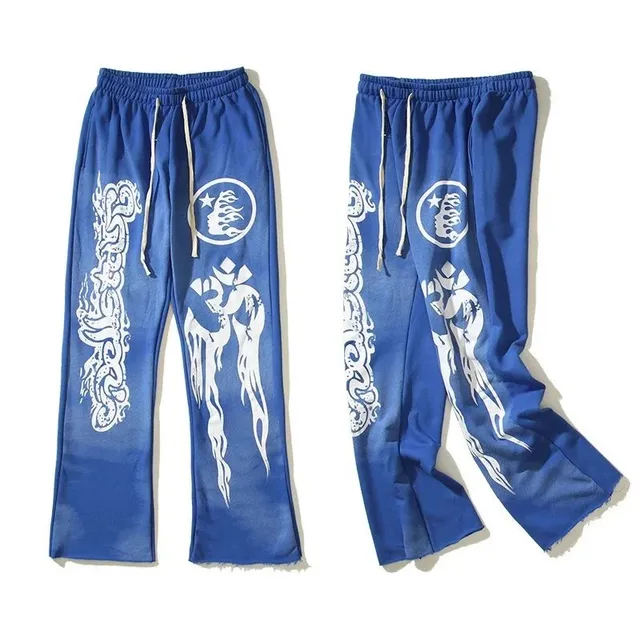 Hellstar Track Pants Flame Print
