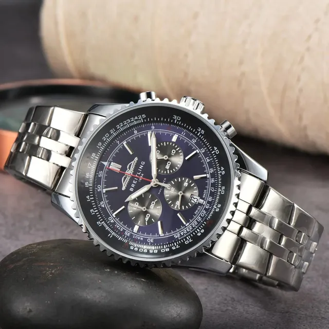 Breitling Navitimer Chronograph Blue Dial Steel