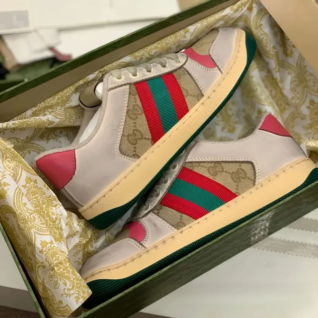 Gucci Ace Sneaker Web Stripe