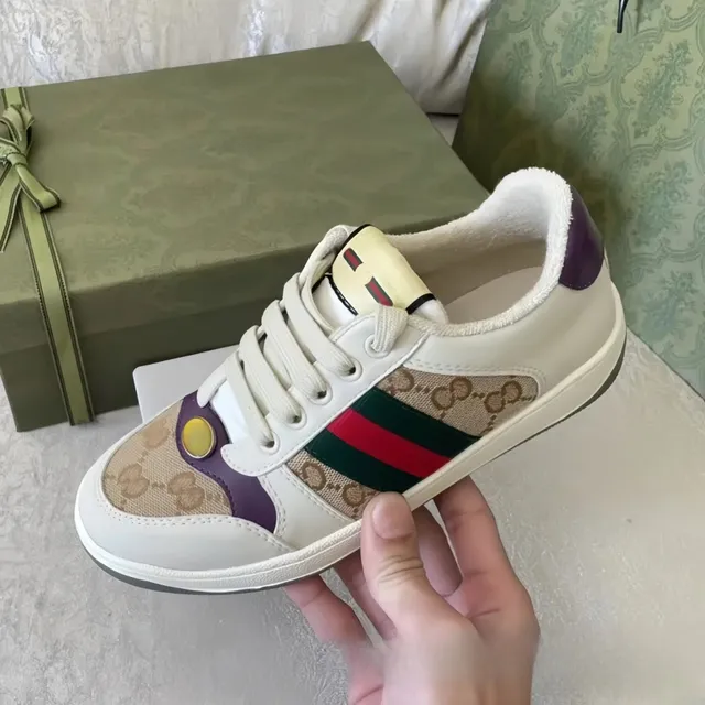 Gucci Rhyton Sneaker Web Stripe & GG Canvas