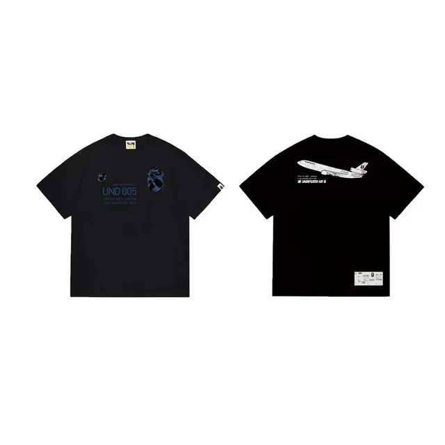 Undefeated Graphic T-Shirt UND 005 Airplane Print