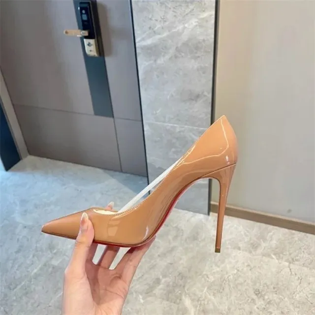 Christian Louboutin Pigalle Follies Nude Patent