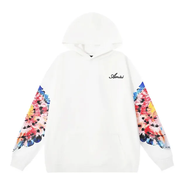Amiri Hoodie Paint Splatter Sleeve