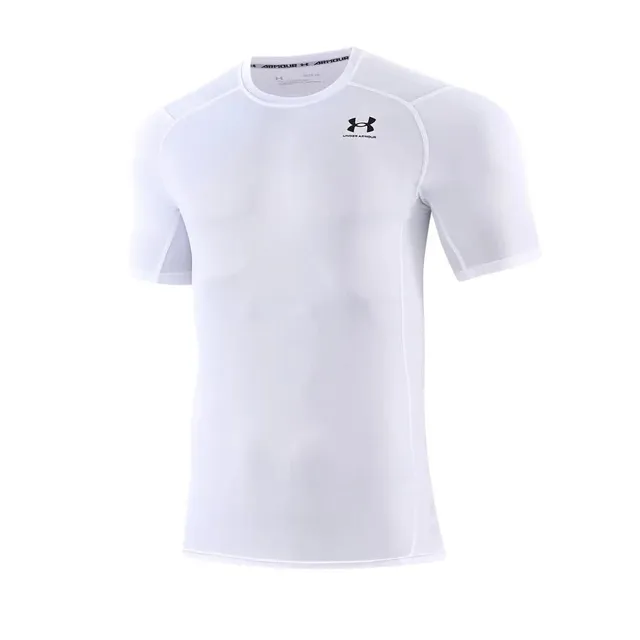 Under Armour HeatGear Compression Tee Solid White