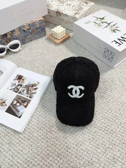 Chanel Baseball Cap Tweed CC Logo