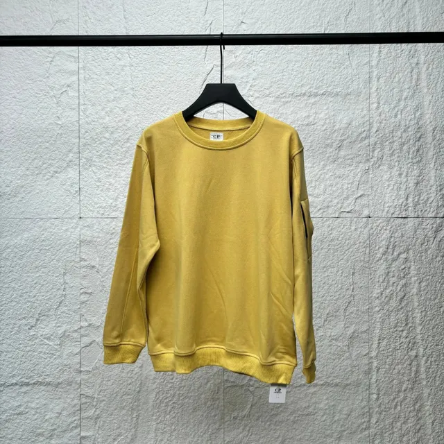 C.P. Company Crewneck Sweatshirt Solid Yellow