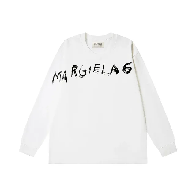 Maison Margiela Long-Sleeve Tee Painted Logo