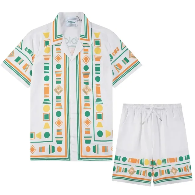 Casablanca Tennis Club Set Geometric Print