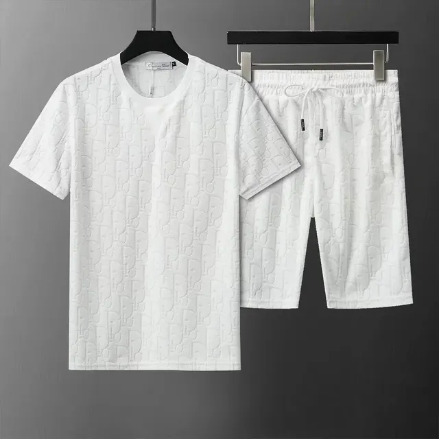 Dior Terry Towel Set Oblique Logo