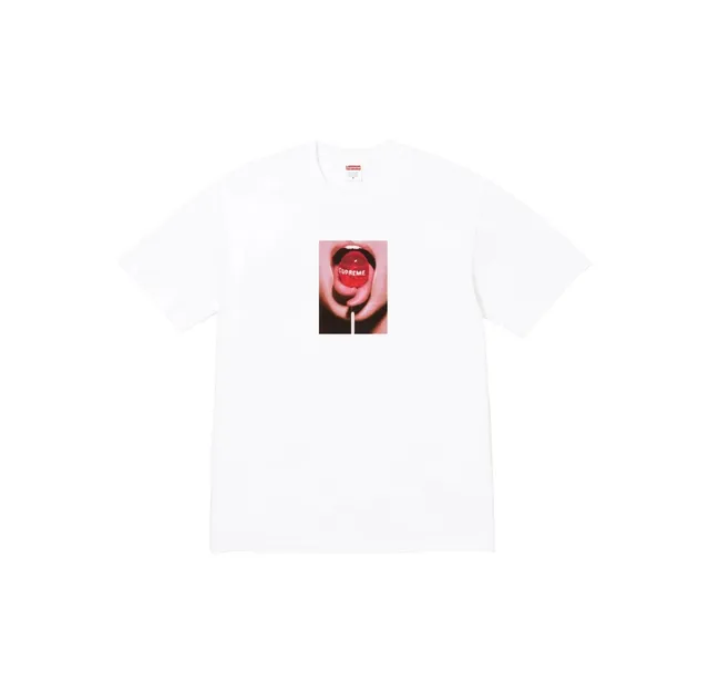 Supreme Lollipop Tee Red Lollipop Print