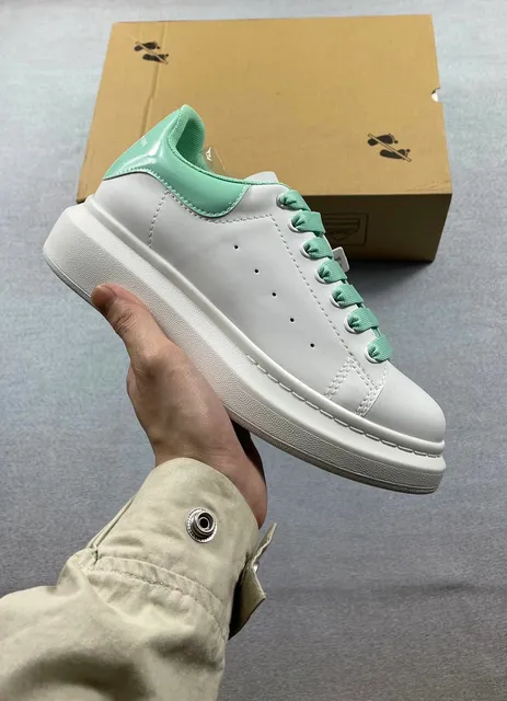 Alexander McQueen Oversized Sneaker Mint Green Accents