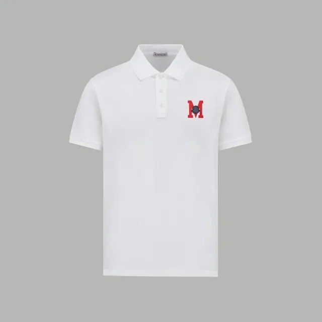 Moncler Polo Shirt Red Logo