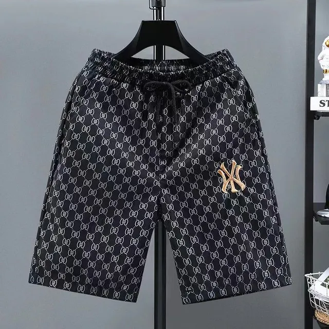 Gucci × MLB GG Logo Shorts NY Yankees Embroidery