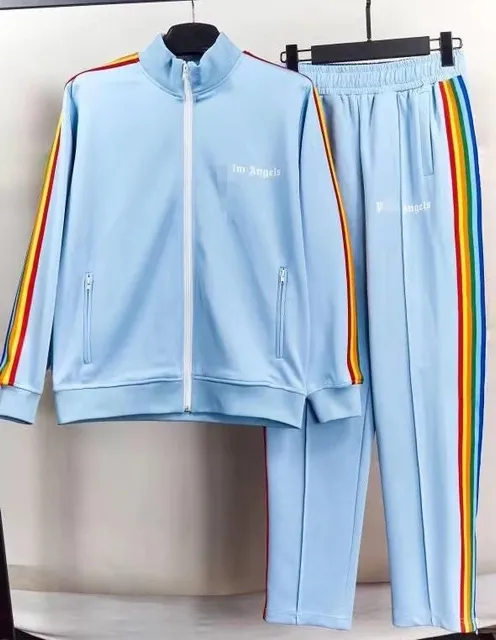 Palm Angels Track Suit Rainbow Stripe