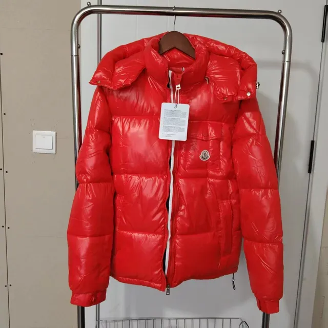 Moncler Puffer Jacket Glossy Red