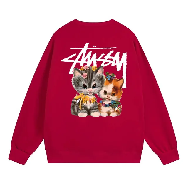 Stüssy Crewneck Sweatshirt Kittens Graphic