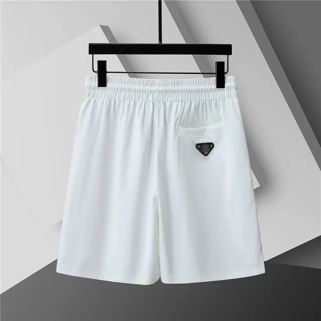 Prada Logo-Embellished Shorts Triangular Logo Patch