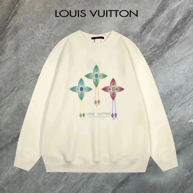 Louis Vuitton Crewneck Sweatshirt Floral Monogram Print