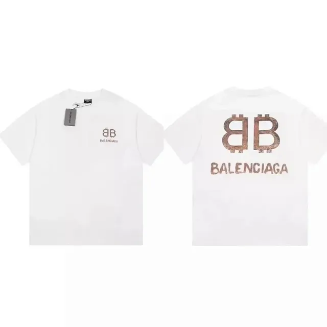 Balenciaga T-Shirt Bitcoin Logo Print