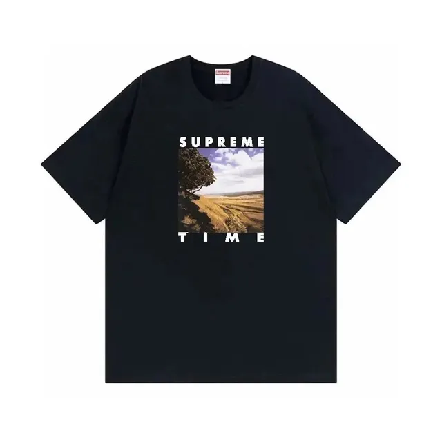 Supreme T-Shirt Time Photo