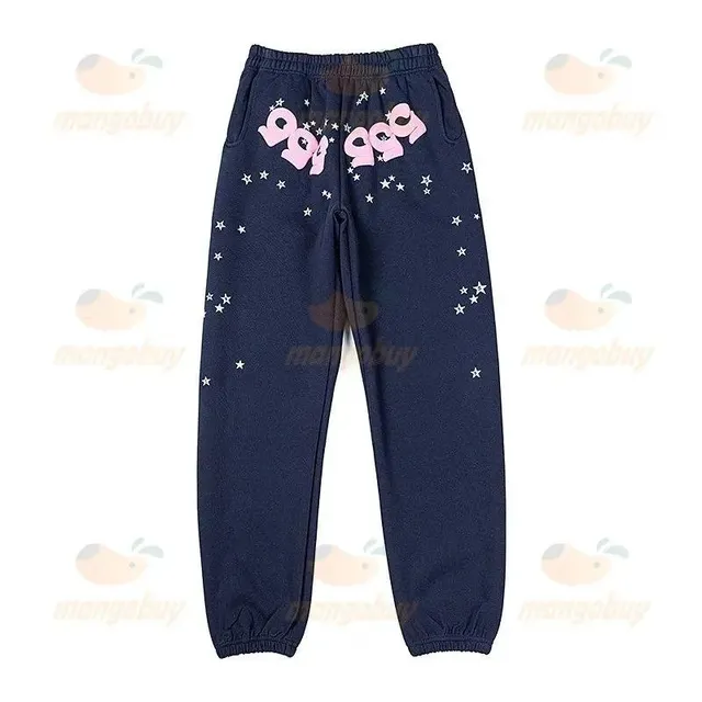 Corteiz Sweatpants Star Print with Pink Logo