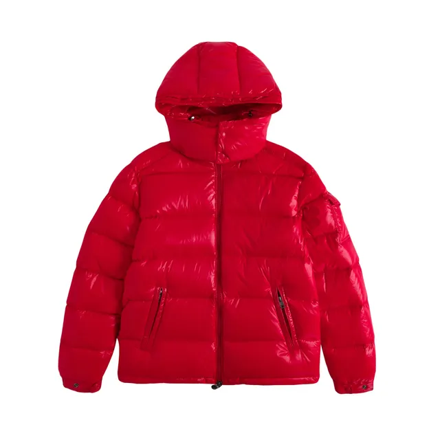 Moncler Puffer Jacket Glossy Red
